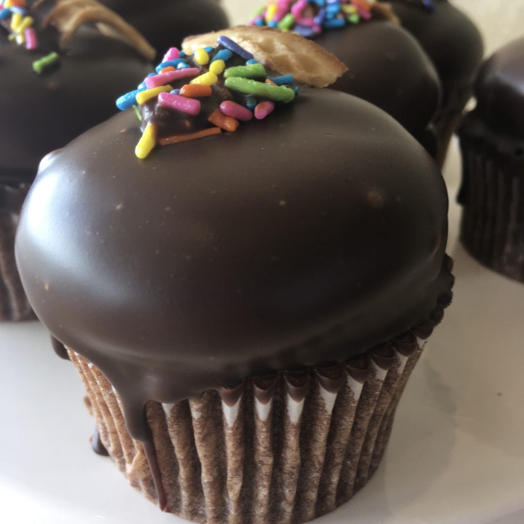 Hot Fudge Sundae Cupcake